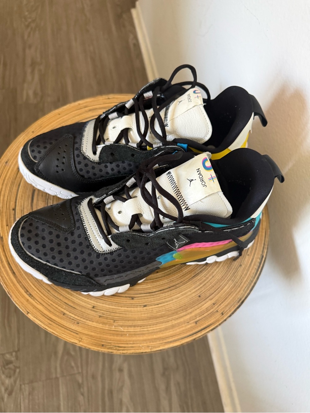 Nike Air Jordan Delta 2 SP Black and White base with Vibrant multicolor - Picture 5 of 8